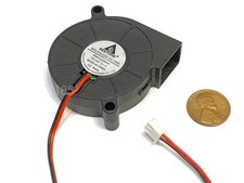 1 Piece Gdstime DC 3d Printer  Blower Fan 5015 50MM x 15mm 5cm 24V 2Pin picture