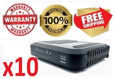 Lot x10 CISCO DPC3010 8x4 DOCSIS 3.0 Cable Modems with PWR & CAT5  picture