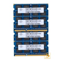 Nanya 32 GB DDR3 RAM 4X 8 GB 2RX8 PC3-12800S 1600Mhz 204Pin SODIMM Laptop Memory picture