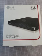 LG Ultra Slim Portable DVD Writer SP80NB80 USB for Mac/Windows M-Disc New/Sealed picture