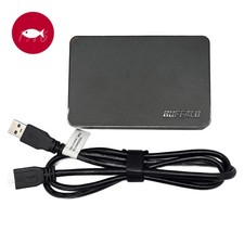 BUFFALO Portable HDD 2TB 2000GB USB3.1 Gen1 USB3.0 USB2.0 Micro-B Japan Used GPT picture