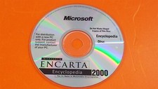 ⭐️⭐️⭐️⭐️⭐️Microsoft Encarta Encylopedia 2000 CD PC Software Disc picture