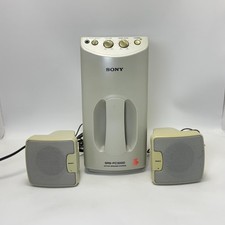 Vintage Sony SRS-PC300D Active Speaker System For Desktop Computers & Audio Pers picture