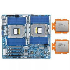 Gigabyte MZ73-LM0（rev. 2.0) With 2x AMD EPYC GENOA ZEN4 9V84 96 Cores CPU picture