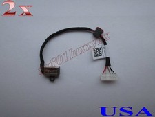 2x DC Power Jack Connector Cable Harness For Dell Inspiron 5555/5558 0KD4T9 picture