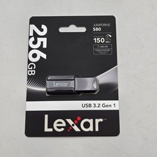 Lexar JumpDrive S80 256GB USB 3.2 Gen 1 Flash Drive 150MB/s AES-256 - New In Box picture