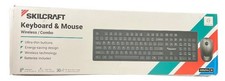 Skilcraft Abilityone Keyboard & Wireless Mouse. Ultra Thin buttons FreeShip picture