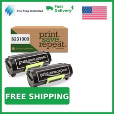 Print.Save.Repeat. Lexmark B231000 Toner Cartridge 2-Pack picture