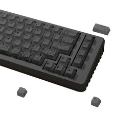 164Key Cherry Profile Topo Canyon Gray DyeSub PBT Keycaps Set MX picture