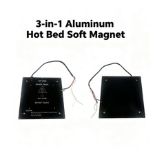 Complete 3‑in‑1 Hot Bed Kit Aluminum Soft‑Magnet Base Fit QIDI Max3 Drop‑in Unit picture