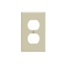 Leviton 86003 1-Gang Duplex Device Receptacle Wallplate, Standard Size picture