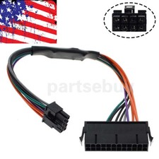 18AWG ATX 24-Pin to 8-Pin Power Supply Adapter Cable For Dell Optiplex Computers picture
