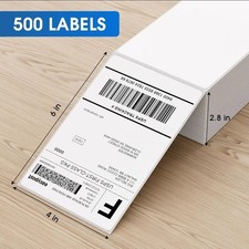 4x6  Thermal Shipping Label  for Small Business Package   500 sheet picture