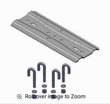 CPI Channel Rack-To-Runway Mounting Plate Bracket w/ J-Bolts 10595-712 picture