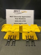 TELECT / 027-0000-4200 / 2x2 CABLELINKS / YELLOW / SET OF 2 LINKS picture