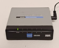 CISCO Linksys SD205 5-Port 10/100 Network Switch w/ Power Supply picture