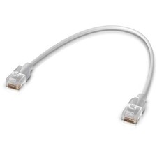 10x Ubiquiti UACC-Cable-Patch-EL-0.3M-W 0.3m Cat6 Etherlighting Patch White picture