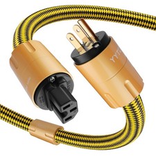YYTCG Audiophile Audio Power Cable 7N OCC for Amp/DAC/HiFi Systems 6.6ft picture