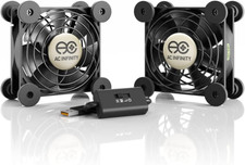 MULTIFAN S5, Quiet Dual 80mm USB Fan, UL-Certified for Receiver DVR PlayStation  picture