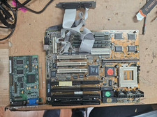 Retro Gaming Biostar MB-8500TUR-A Ver. 2.2 Socket7 PCI ISA w/24MB + Matrox & IO picture