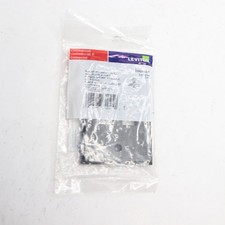 Leviton QuickPort Wall Plate Black 4-Port 1-Gang 41080-4EP picture