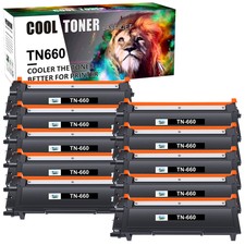 10x TN660 Toner With Chip Compatible With Brother MFC-L2700DW L2705DW HL-L2360DW picture