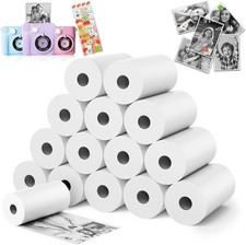 Kids Camera Paper Roll Refill - 15 Rolls HD Instant Print Paper with Stickers picture