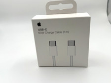 Apple USB-C to USB-C 60W Braided Charge USB Cable 1m White Type C Male picture