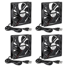 ACEIRMC 4pcs 120mm USB Brushless Cooling Fan 120mm x 25mm DC 5V Quiet Cooling Fa picture