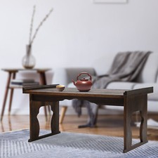 Antique Foldable Bed Laptop Desk Portable Sofa Side End Table Coffee Tea Table picture