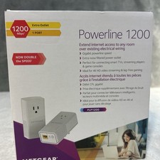 NETGEAR Powerline 1200 Network Adapter Kit NEW  picture
