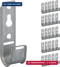 3/4-Inch Wall Mount J-Hook - 25-Pack, Cable Support 3/4