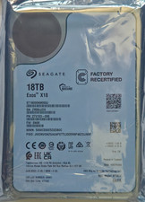 Seagate Exos X18 18TB 6Gbps 72K 35 512e SATA HDD ST18000NM000J G2U picture