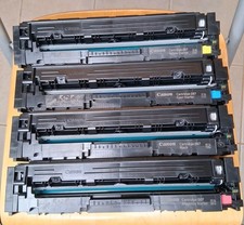 Lot of 4 EMPTY Virgin Genuine Canon 067 Toner Cartridges Black CYM for MF654Cdw picture
