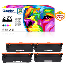 212X BK/C/M/Y Toner(New Chip), for HP Color M554dn  (W2120X W2121X W2122X 2123X) picture