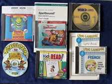 Vintage Kids Educational Software Lot 7 Mac Windows CD-ROMs Carmen Munchers picture