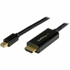 StarTech.com 6ft (2m) Mini DisplayPort to HDMI Cable, 4K 30Hz Vid 834132 picture