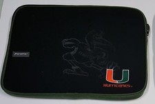 Miami Hurricanes Imprinted Laptop Sleeve Bag Fits 13