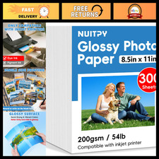 300 Sheets Glossy Photo Paper 8.5