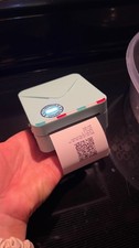 Phomemo M02S Mini Portable Thermal Printer Mint Green Tested  picture