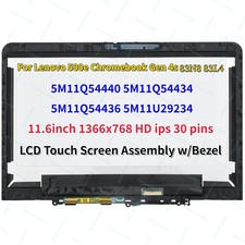 Lenovo 500e Chromebook Gen 4s 83N80000US LCD Touch Screen 5M11Q54436 5M11U29234 picture