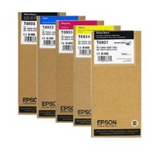 5 Genuine Ink Epson SureColor SC-T3000 SC-T5000 SC-T7000 / T6931 -T6935 picture