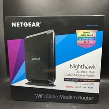 NETGEAR C7000v2 Nighthawk AC1900 Smart Wi-Fi Router Docsis Cable Modem picture