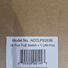Lorex ACCLPS263B 16-Port Gigabit PoE Unmanaged Layer 2 Rack-Mount RJ-45/SFP picture