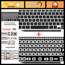 Replacement Key Caps + Clip Hinge for MacBook Retina & Air 13