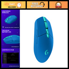 Wireless Gaming Mouse, Lightspeed Technology, Ergonomic Design, Blue Color, Ultr picture