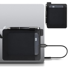 Portable External Hard Drive Sleeve - Adhesive Pouch for 2.5