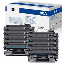 10 PACK CF280A 80A Toner Cartridge For HP LaserJet Pro M401dw M425dn M425dw picture