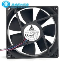 Delta AFB0912HH 9025 DC 12V 0.40A 9CM 3-Wire Dual Ball Cooling Fan picture