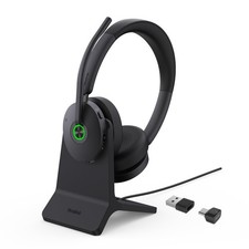 Yealink BH74 with Stand ANC Wireless Headset Microphone Black (Teams) picture